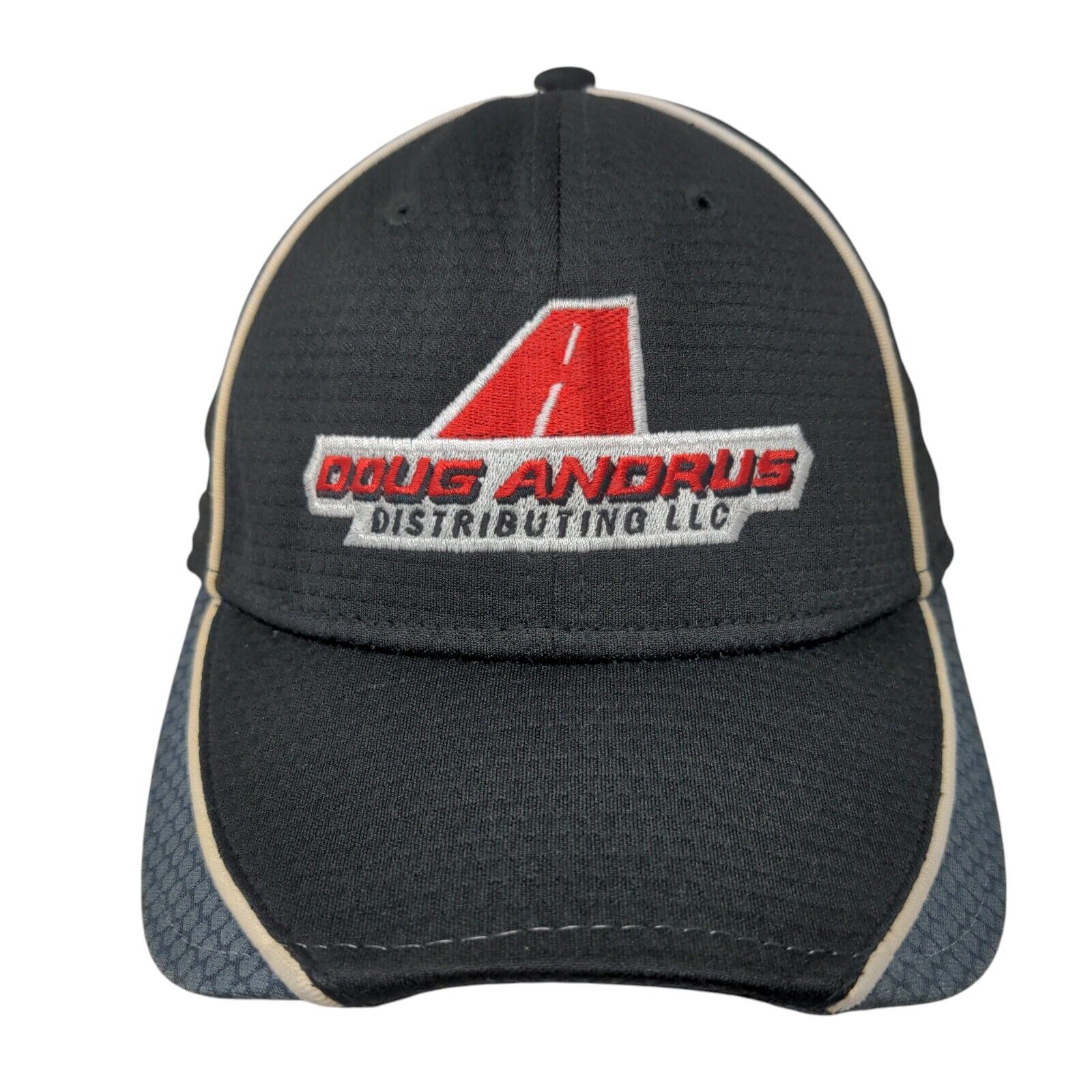Doug Andrus Distributing Llc Over 80 Years Fitted Hat Black LXl 6 Panel New Era